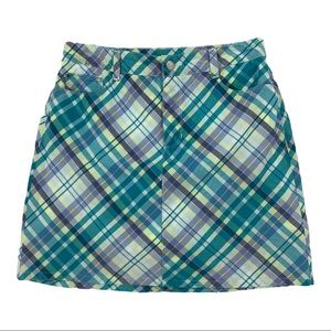 Skorts in Bright Colorful Plaid by Croft and Barrow Classic Fit Skort